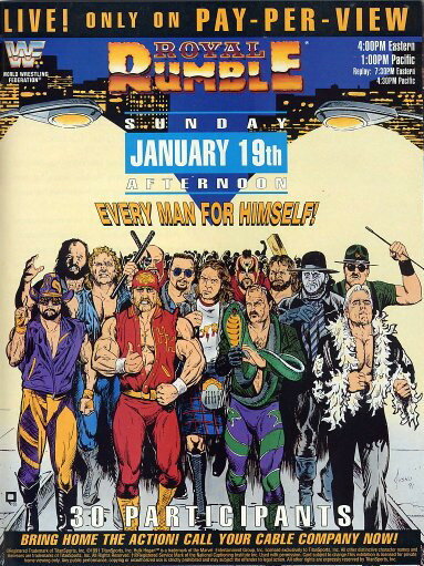WWF Королевская битва (1992) постер