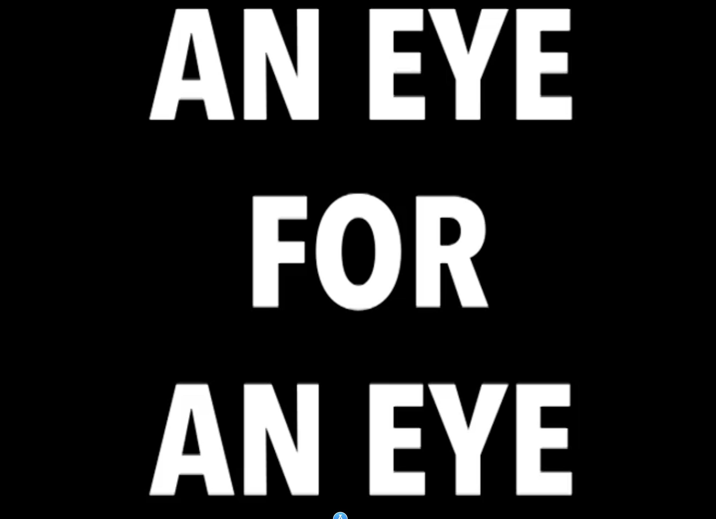 An Eye For An Eye (2018) постер