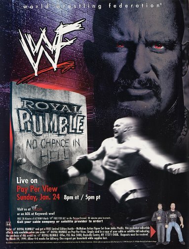 WWF Королевская битва (1999) постер