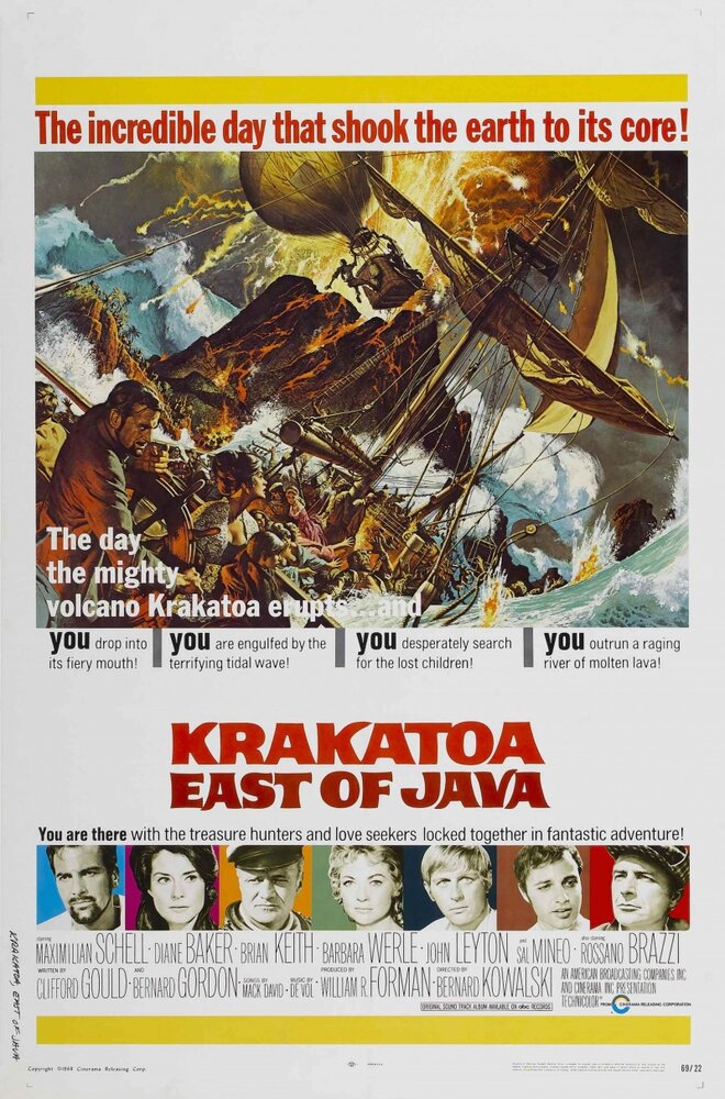 Гибель на вулкане Кракатау (1968) постер