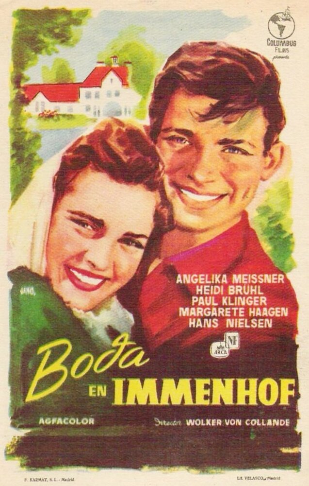 Свадьба в Имменхофе (1956) постер