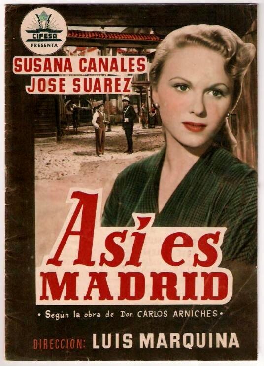 Así es Madrid (1953) постер