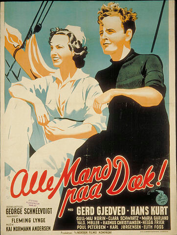 Alle mand paa dæk (1942) постер