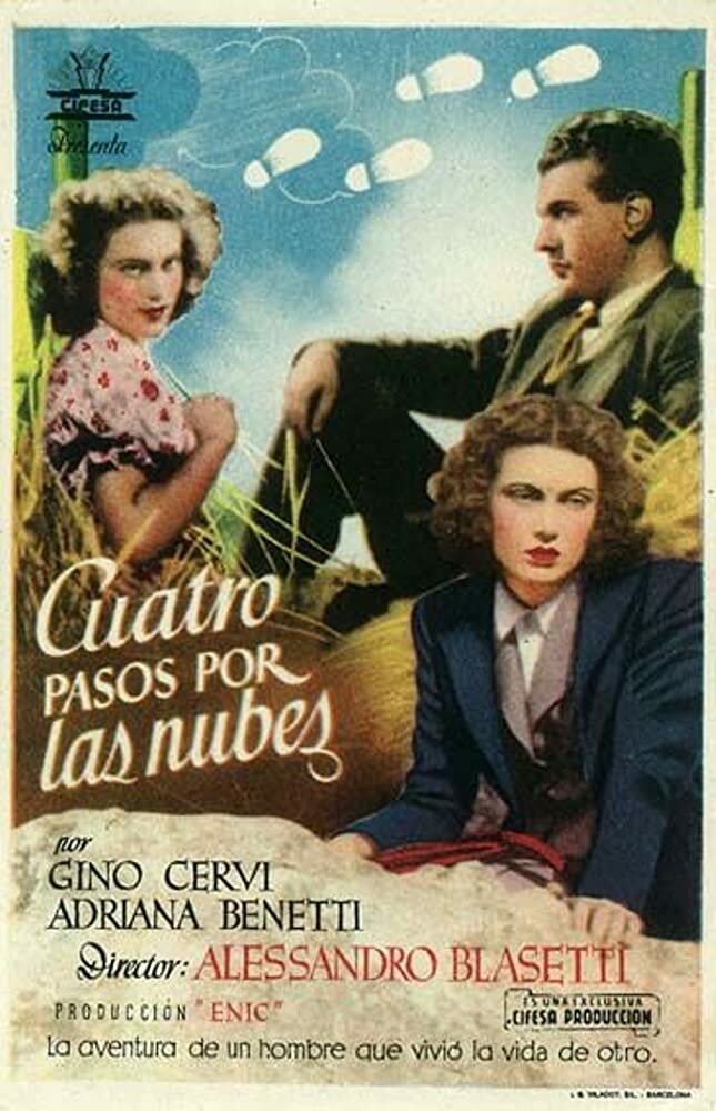 Четыре шага в облаках (1942) постер