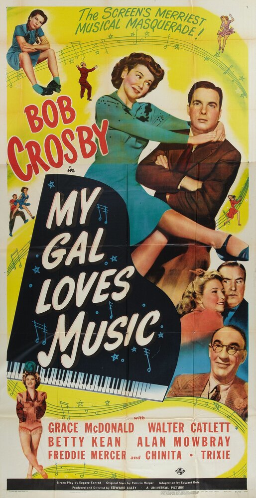 My Gal Loves Music (1944) постер