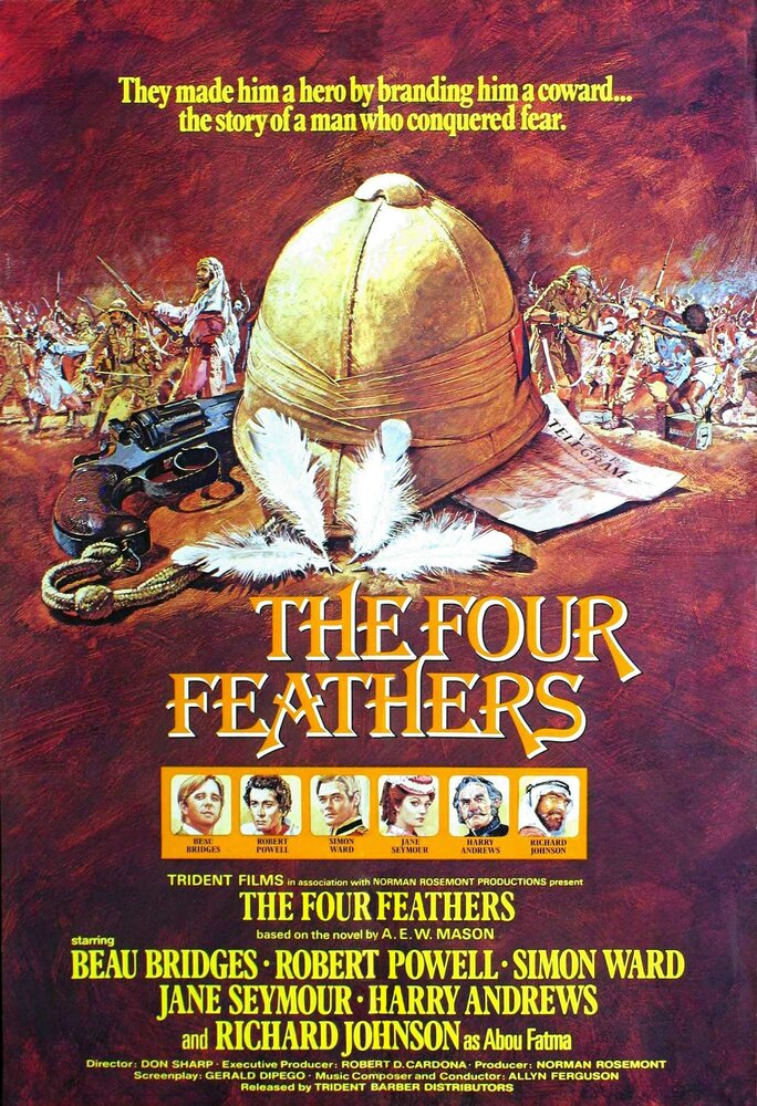 Четыре пера (1978) постер