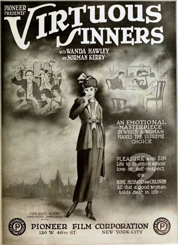 Виртуозный грешник (1919) постер