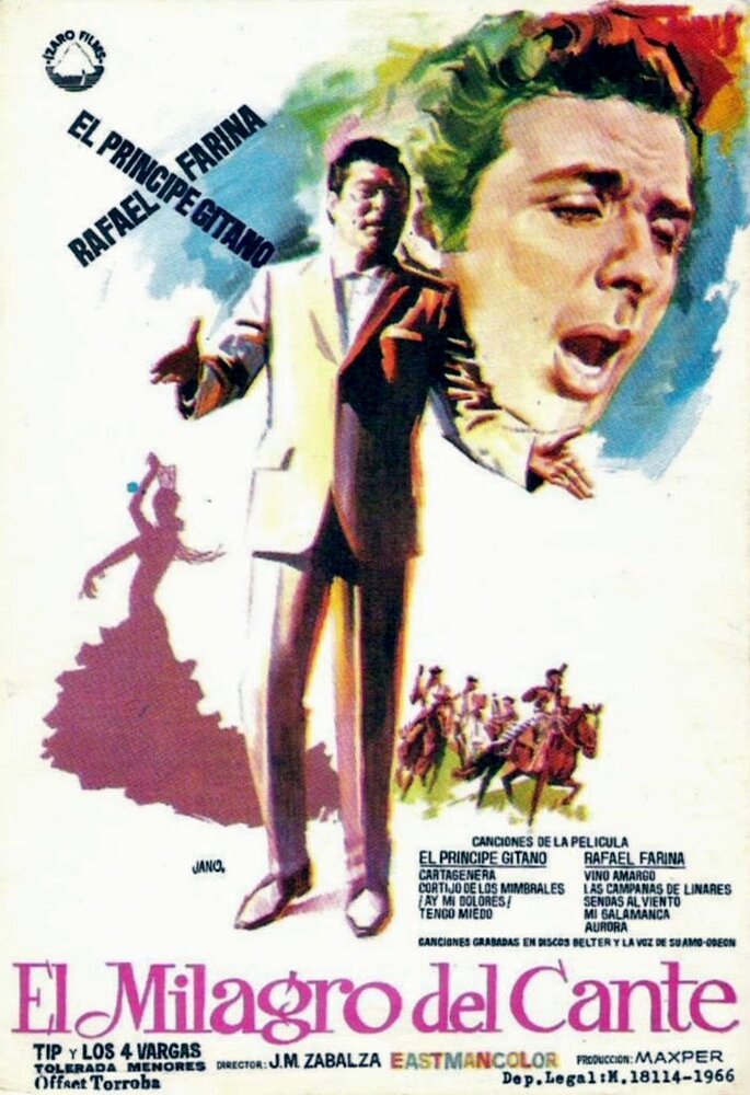 El milagro del cante (1967) постер