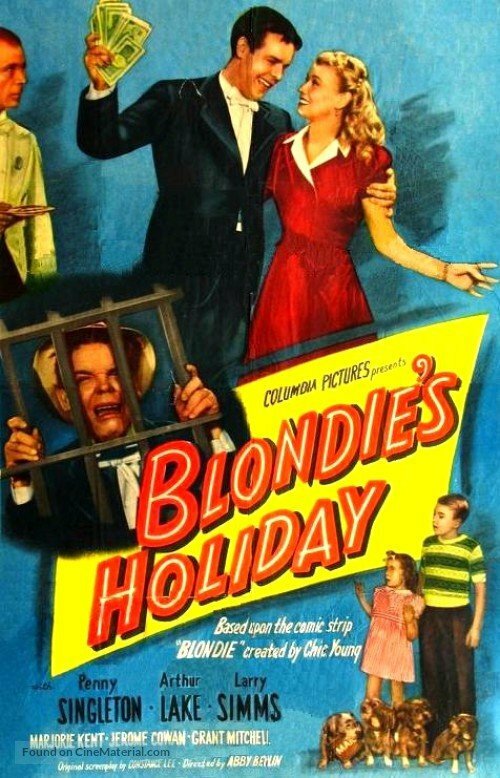 Blondie's Holiday (1947) постер