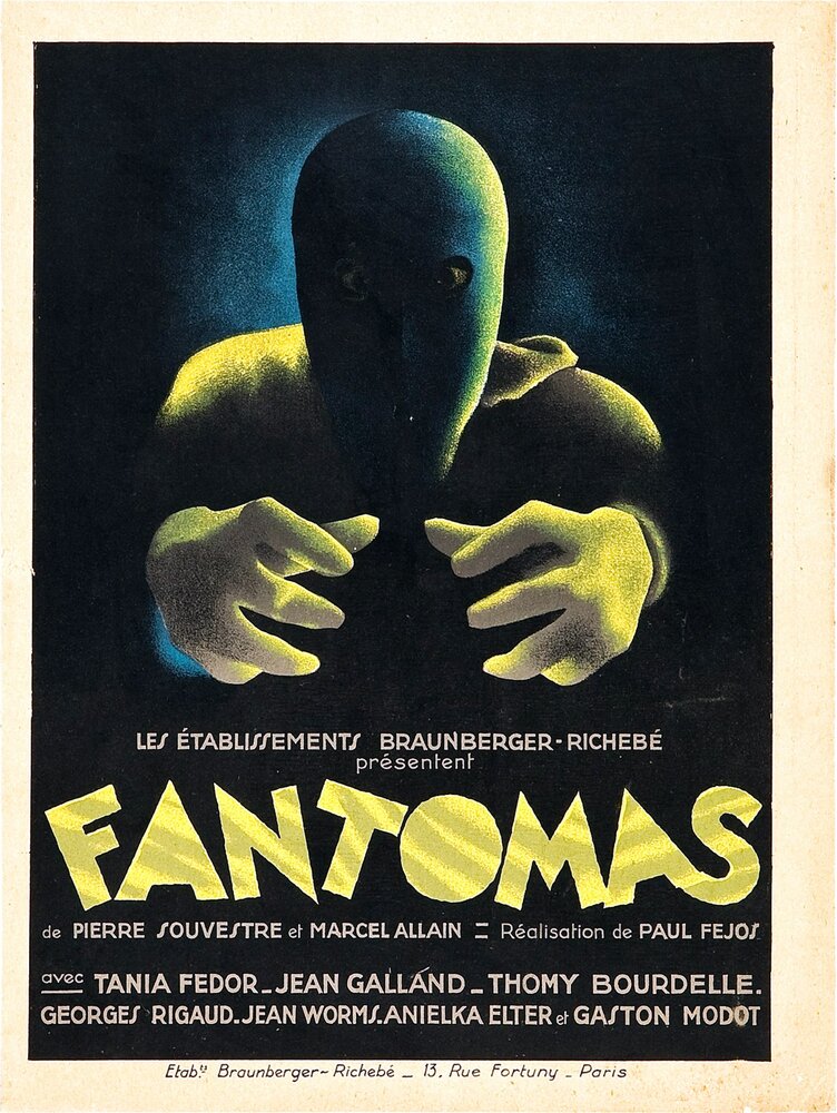 Фантомас (1932) постер
