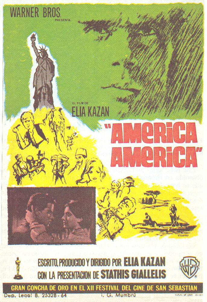 Америка, Америка (1963) постер
