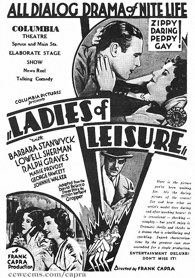 Дамы для досуга (1930) постер