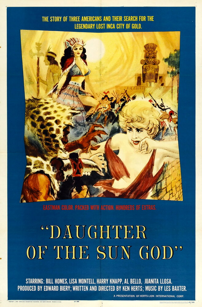Daughter of the Sun God (1962) постер