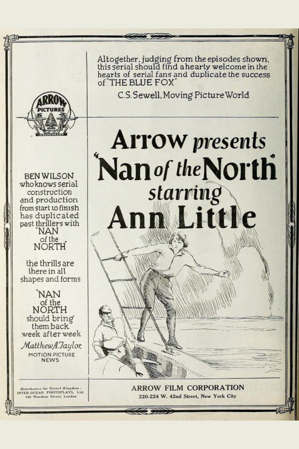 Нэн с Севера (1922) постер