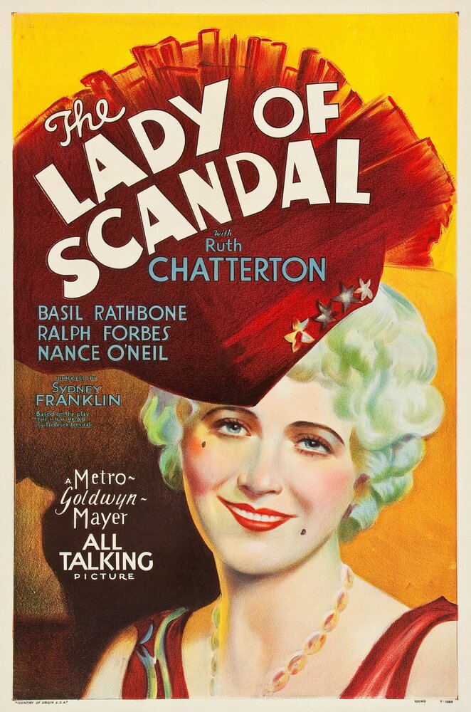The Lady of Scandal (1930) постер