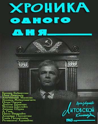 Хроника одного дня (1963) постер