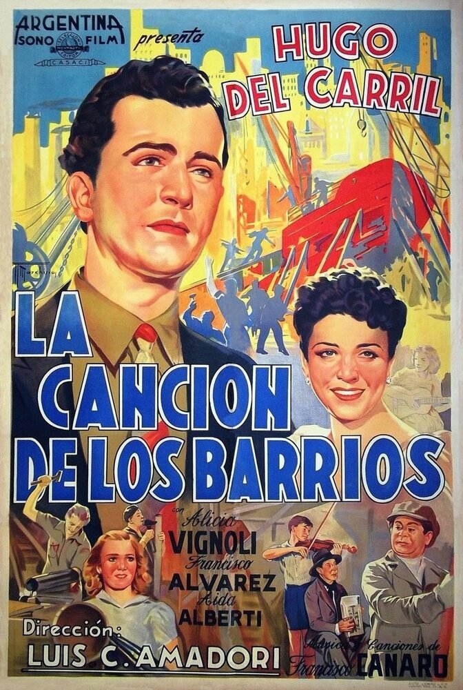 La canción de los barrios (1941) постер