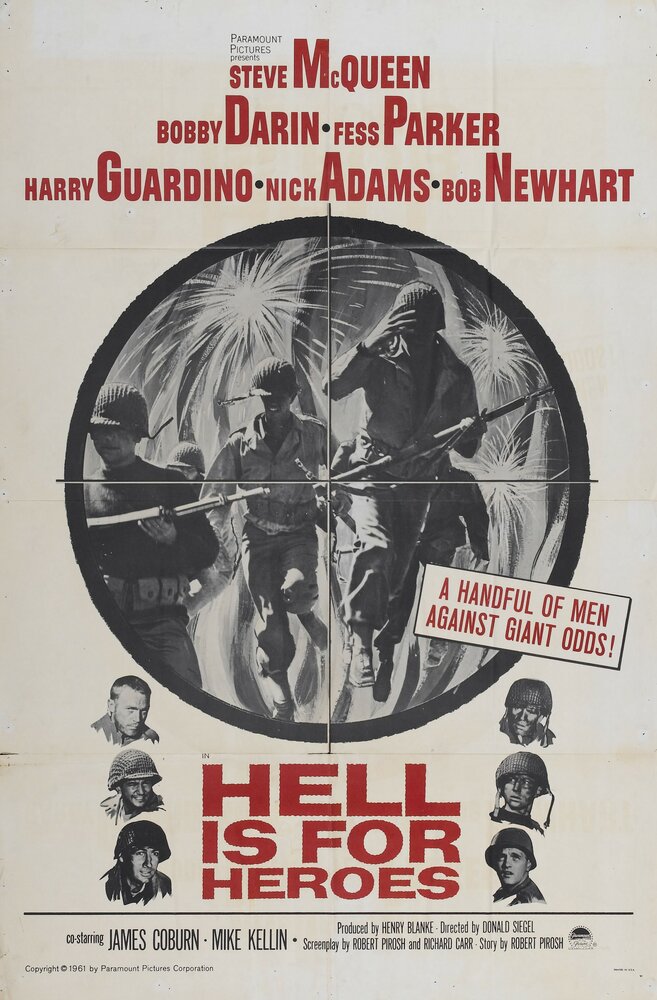 Ад для героев (1962) постер