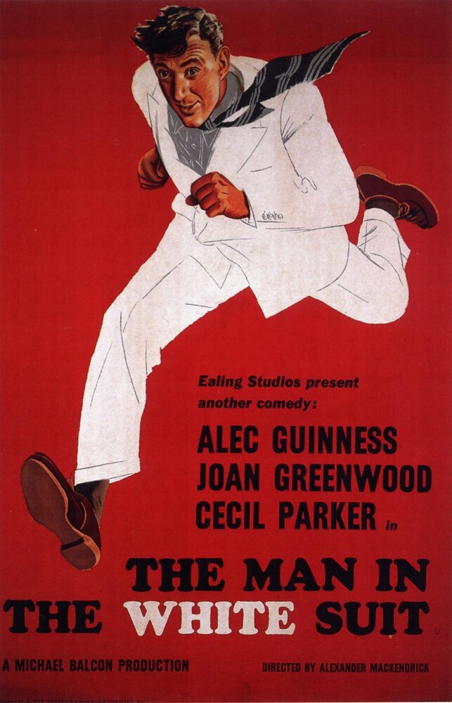 Человек в белом костюме (1951) постер