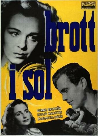 Brott i sol (1947) постер