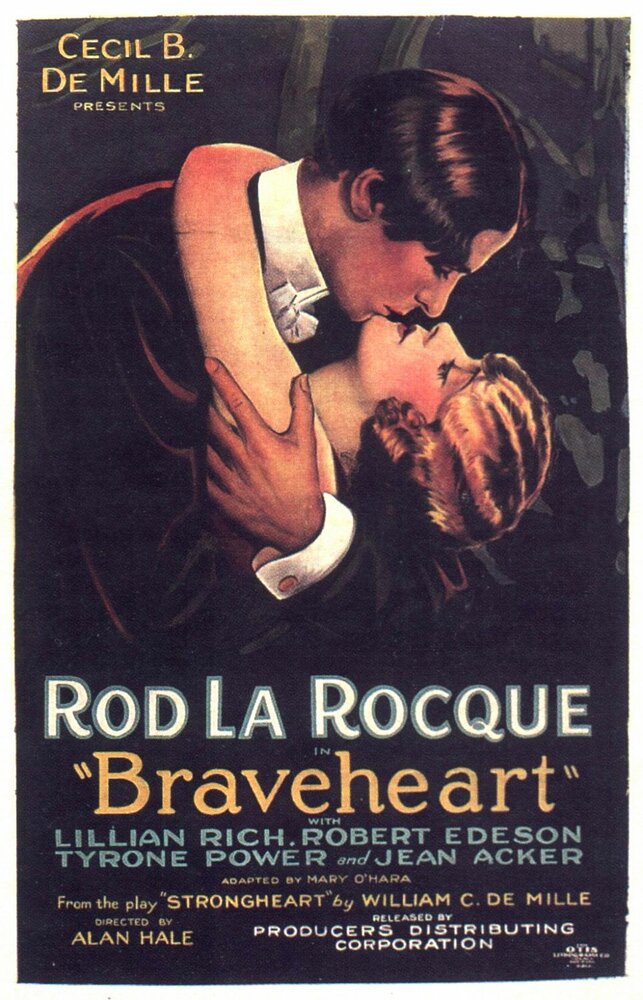 Храброе сердце (1925) постер