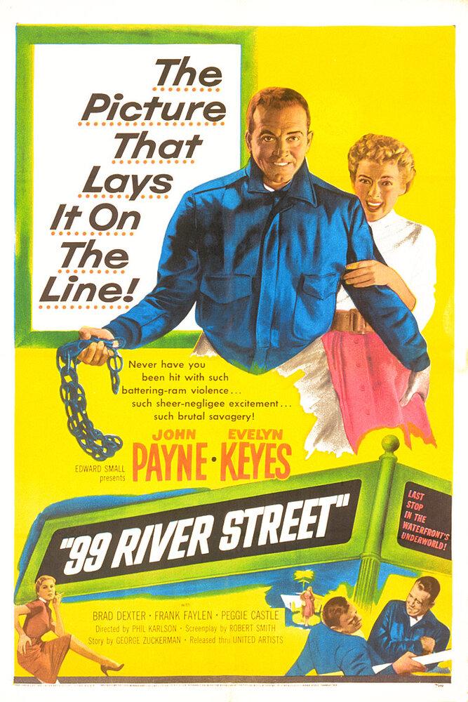99 Ривер стрит (1953) постер