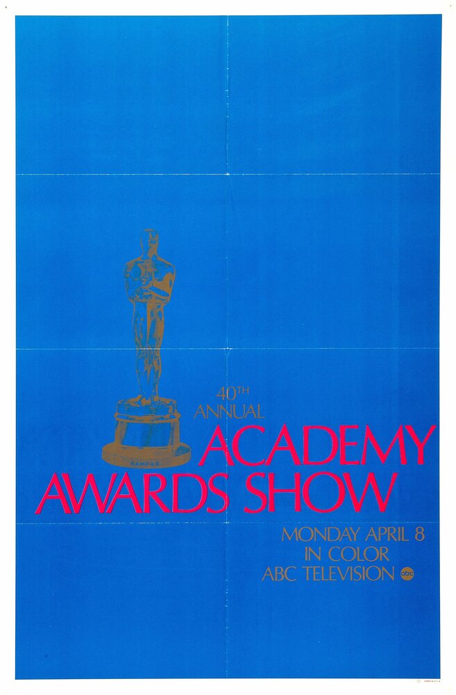40-я церемония вручения премии «Оскар» (1968) постер