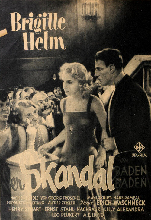 Скандал в Баден-Бадене (1929) постер