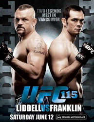 UFC 115: Liddell vs. Franklin (2010) постер