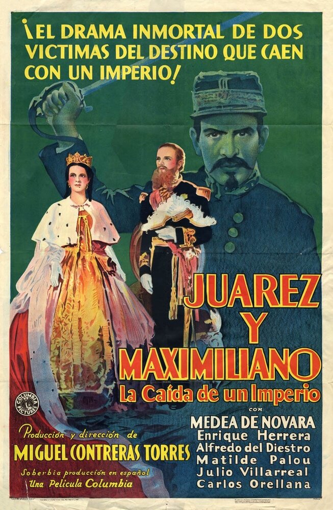 Хуарес и Максимилиано (1934) постер