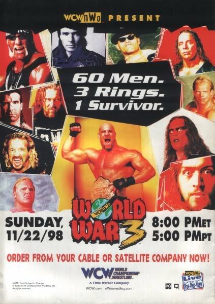 WCW Третья Мировая война (1998) постер